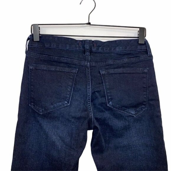 Dear John Women's Blue Castle Slim Skinny Jeans Dark Wash Distressed Zip Legs 26 - Picture 5 of 9